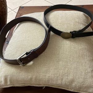 Two Gap women’s belts from the 90’s